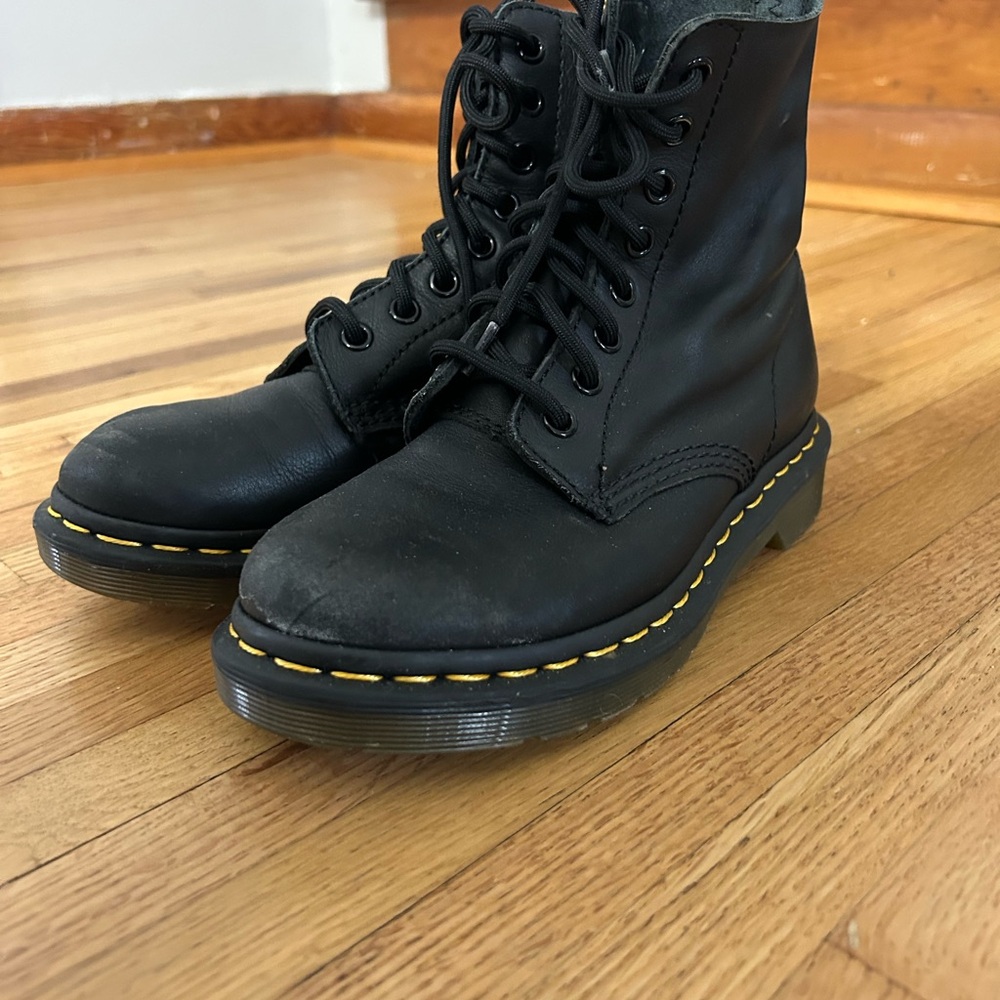 Dr. Martens Black Leather Boots